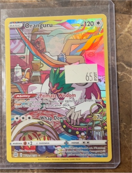 2022 Pokémon Brilliant Stars #TG12/TG30 Oranguru — front