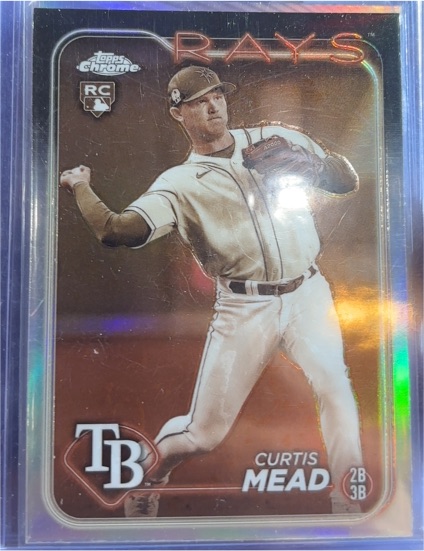 2024 Topps Chrome #209 Curtis Mead Sepia Refractor — front