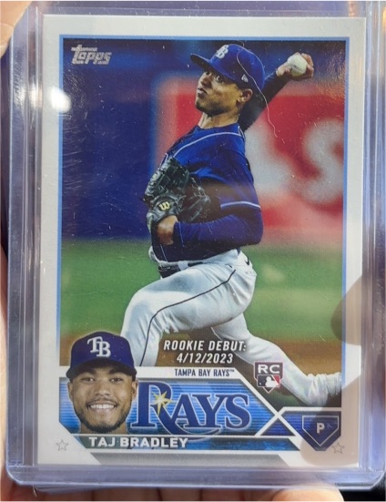 2023 Topps Update #US3 Taj Bradley — front