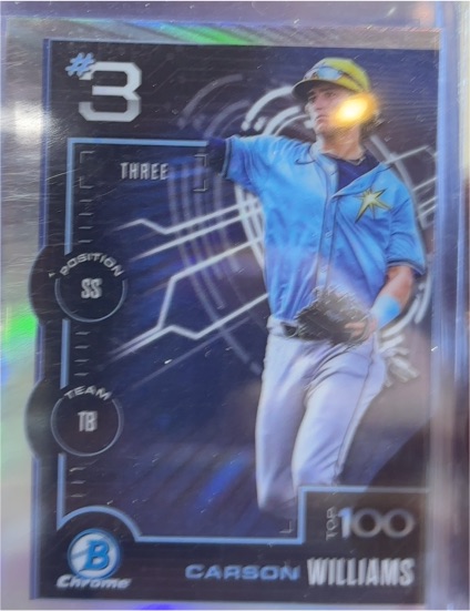 2025 Bowman Scouts Top 100 #BTP-3 Carson Williams — front