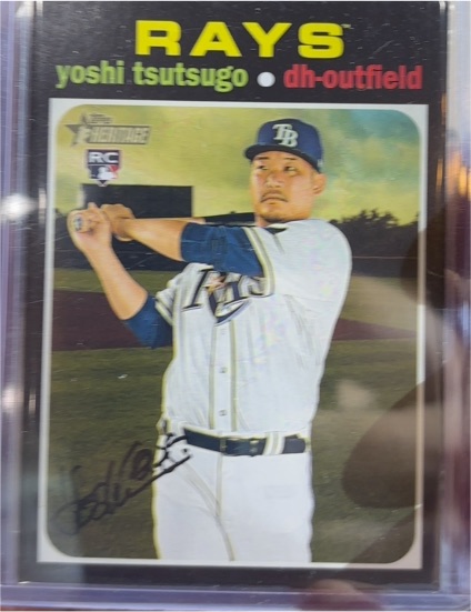 2020 Topps Heritage High Number #548 Yoshi Tsutsugo — front