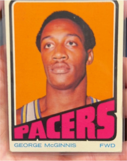 1972 Topps #183 George McGinnis — front