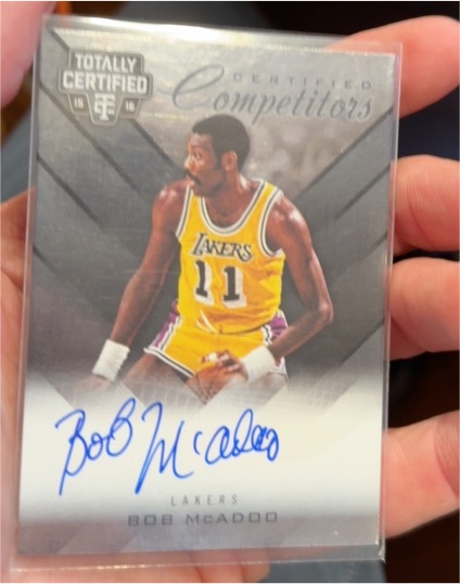 2015 Panini Totally Certified Competitor #CCA-BM Bob McAdoo — front