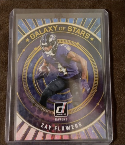 2024 Donruss Galaxy of Stars #GOS-ZFL Zay Flowers — front