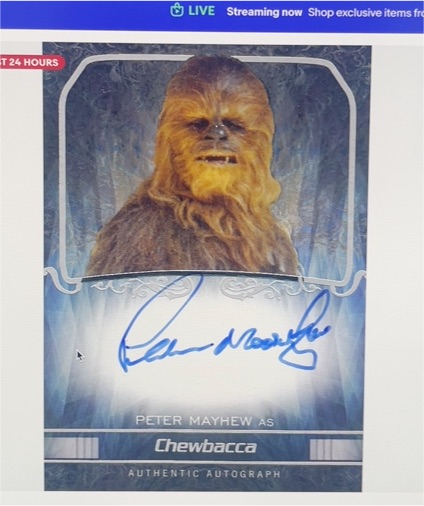 2015 Topps Star Wars Masterwork #60 Peter Mayhew as Chewbacca — front