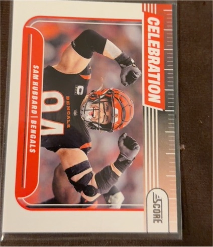 2024 Score #C-SHD Sam Hubbard Celebration — front