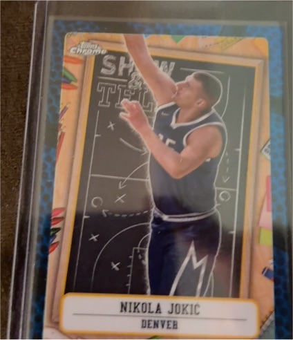 2024-25 Topps Chrome Show and Tell #ST-2 Nikola Jokić — front