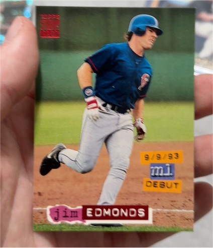 1994 Topps Stadium Club #603 Jim Edmonds — front