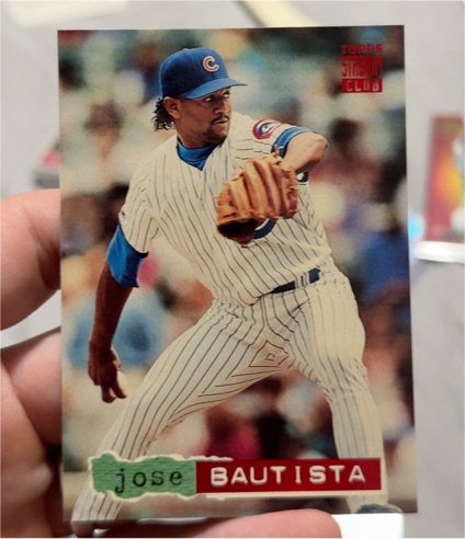1994 Topps Stadium Club #421 Jose Bautista — front