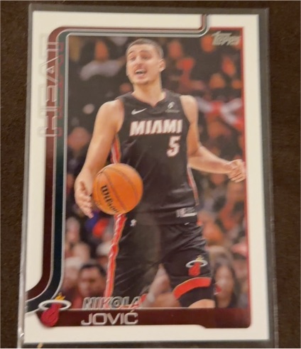 2025-26 Topps #76 Nikola Jovic — front