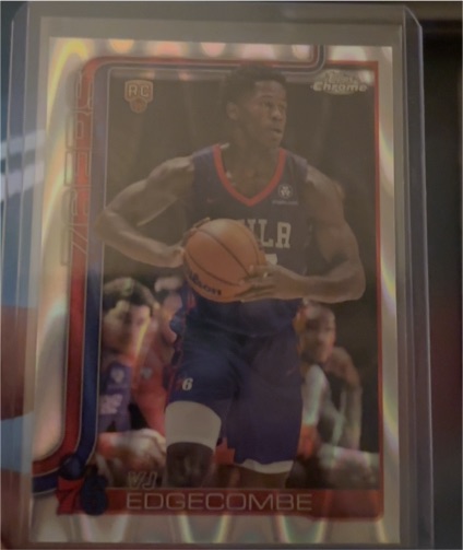 2025-26 Topps Chrome #253 VJ Edgecombe — front