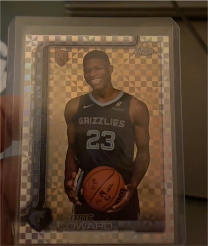 2025-26 Topps Chrome #261 Cedric Coward — front