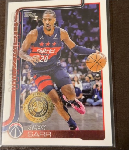 2025-26 Topps Basketball #96 Alex Sarr — front
