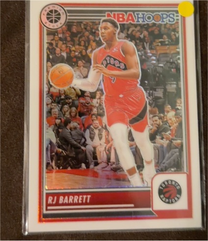 2023-24 Panini NBA Hoops Premium Stock #158 RJ Barrett — front