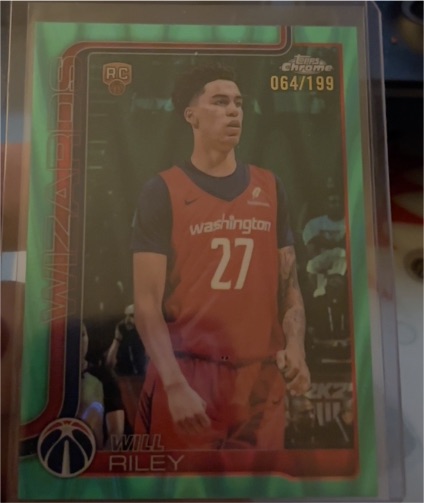 2025-26 Topps Chrome #271 Will Riley — front