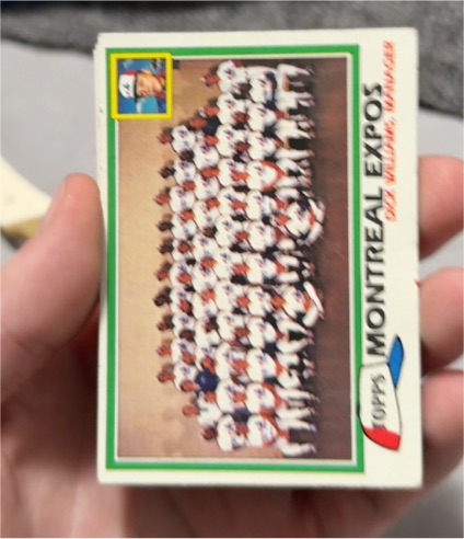 1981 Topps #680 Montreal Expos Team Checklist — front