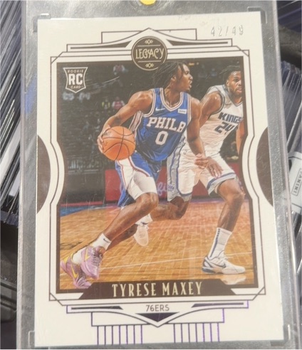 2020-21 Panini Chronicles Legacy #679 Tyrese Maxey — front