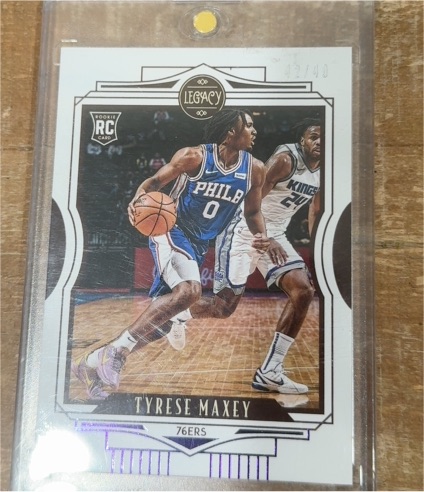 2020-21 Panini Chronicles Legacy #679 Tyrese Maxey — front