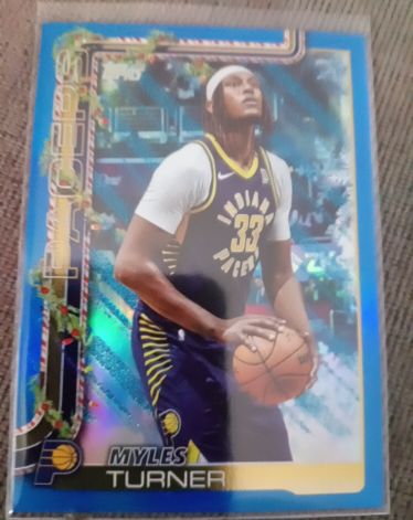 2025-26 Topps Holiday #H40 Myles Turner — front