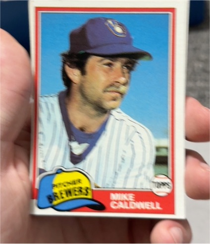 1981 Topps #85 Mike Caldwell — front