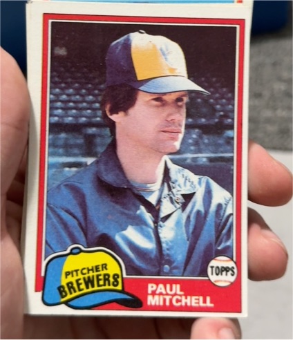 1981 Topps #449 Paul Mitchell — front