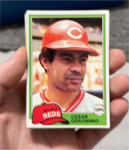 1981 Topps #390 Cesar Geronimo — front