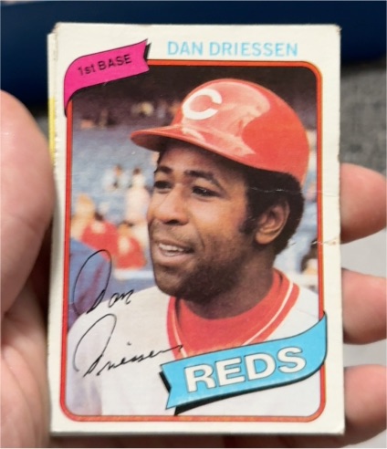 1980 Topps #325 Dan Driessen — front