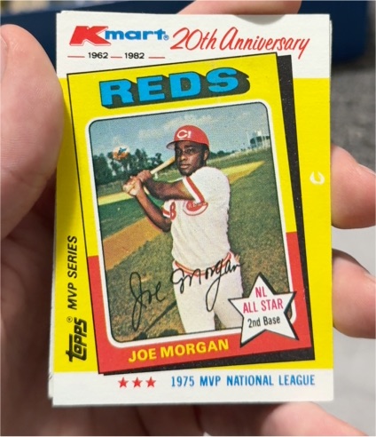1982 Topps Kmart 20th Anniversary #28 Joe Morgan — front