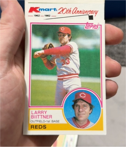 1983 Topps #33 Larry Biittner — front