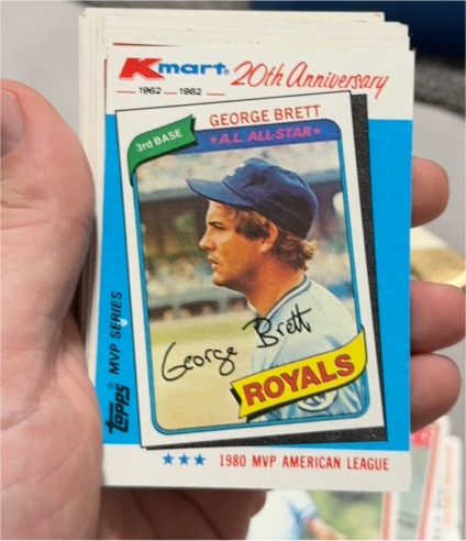 1982 Topps Kmart 20th Anniversary #38 George Brett — front