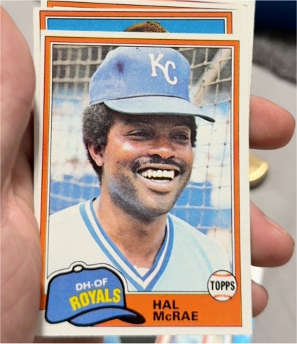 1981 Topps #295 Hal McRae — front