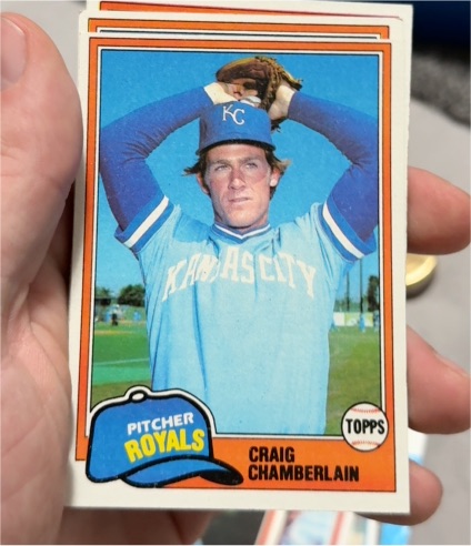 1981 Topps #274 Craig Chamberlain — front
