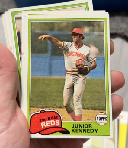 1981 Topps #447 Junior Kennedy — front