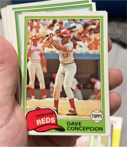 1981 Topps #375 Dave Concepcion — front