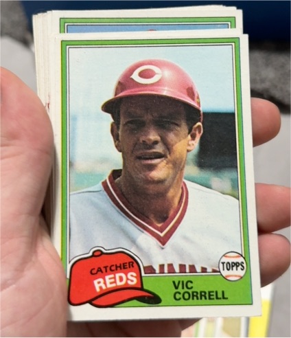 1981 Topps #628 Vic Correll — front