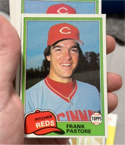 1981 Topps #499 Frank Pastore — front