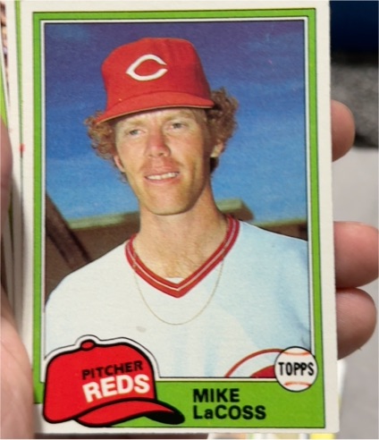 1981 Topps #474 Mike LaCoss — front