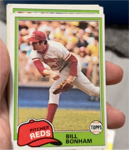 1981 Topps #712 Bill Bonham — front