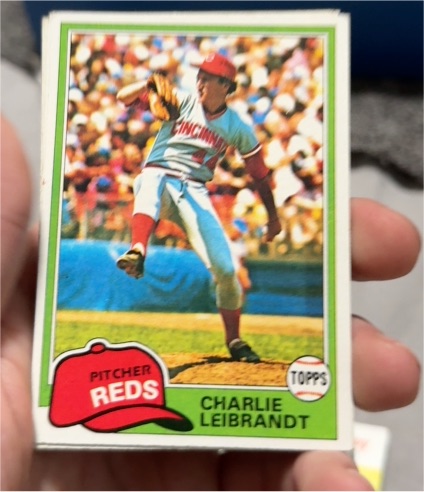 1981 Topps #126 Charlie Leibrandt — front