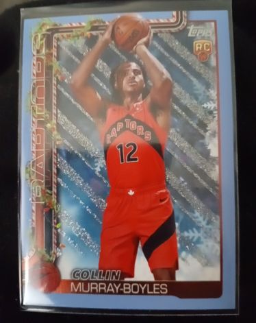 2025-26 Topps Holiday #H169 Collin Murray-Boyles — front