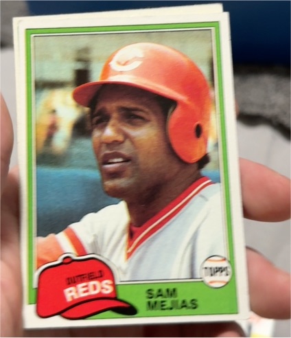 1981 Topps #521 Sam Mejias — front