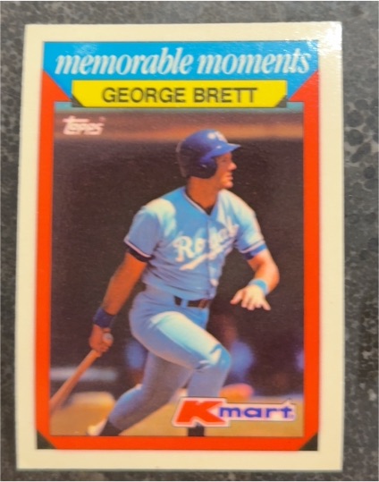 1988 Topps Kmart Memorable Moments #3 George Brett — front