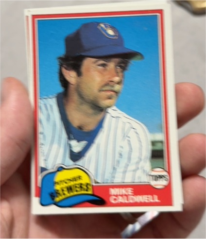 1981 Topps #85 Mike Caldwell — front