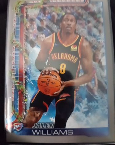 2025-26 Topps Holiday #H91 Jalen Williams — front