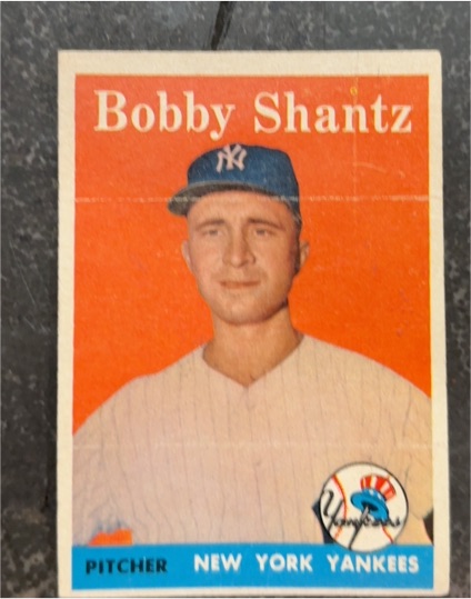 1958 Topps #419 Bobby Shantz — front