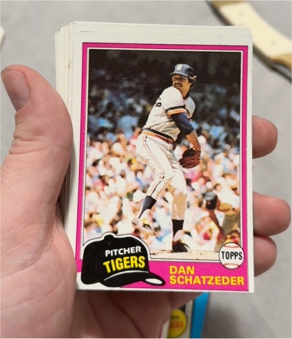 1981 Topps #417 Dan Schatzeder — front