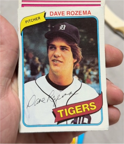 1980 Topps #288 Dave Rozema — front