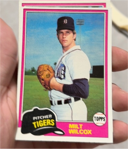 1981 Topps #658 Milt Wilcox — front
