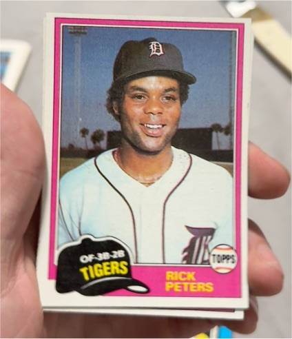 1981 Topps #177 Rick Peters — front