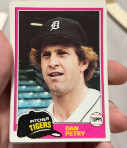 1981 Topps #59 Dan Petry — front